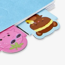 Magnetic bookmarks with fruits and animals - 4 pcs