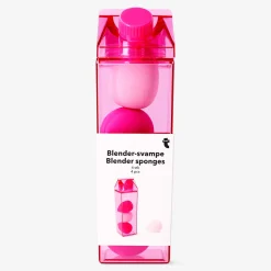 Makeup blender sponges in milk carton