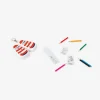 Mini coloured pencils with colouring book