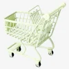 Mini green shopping cart