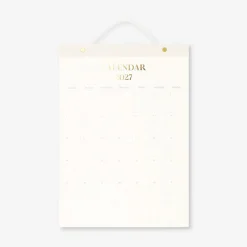 Monthly calendar for hanging 2027