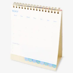 Monthly floral desk calendar 2027
