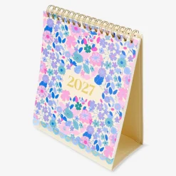 Monthly floral desk calendar 2027