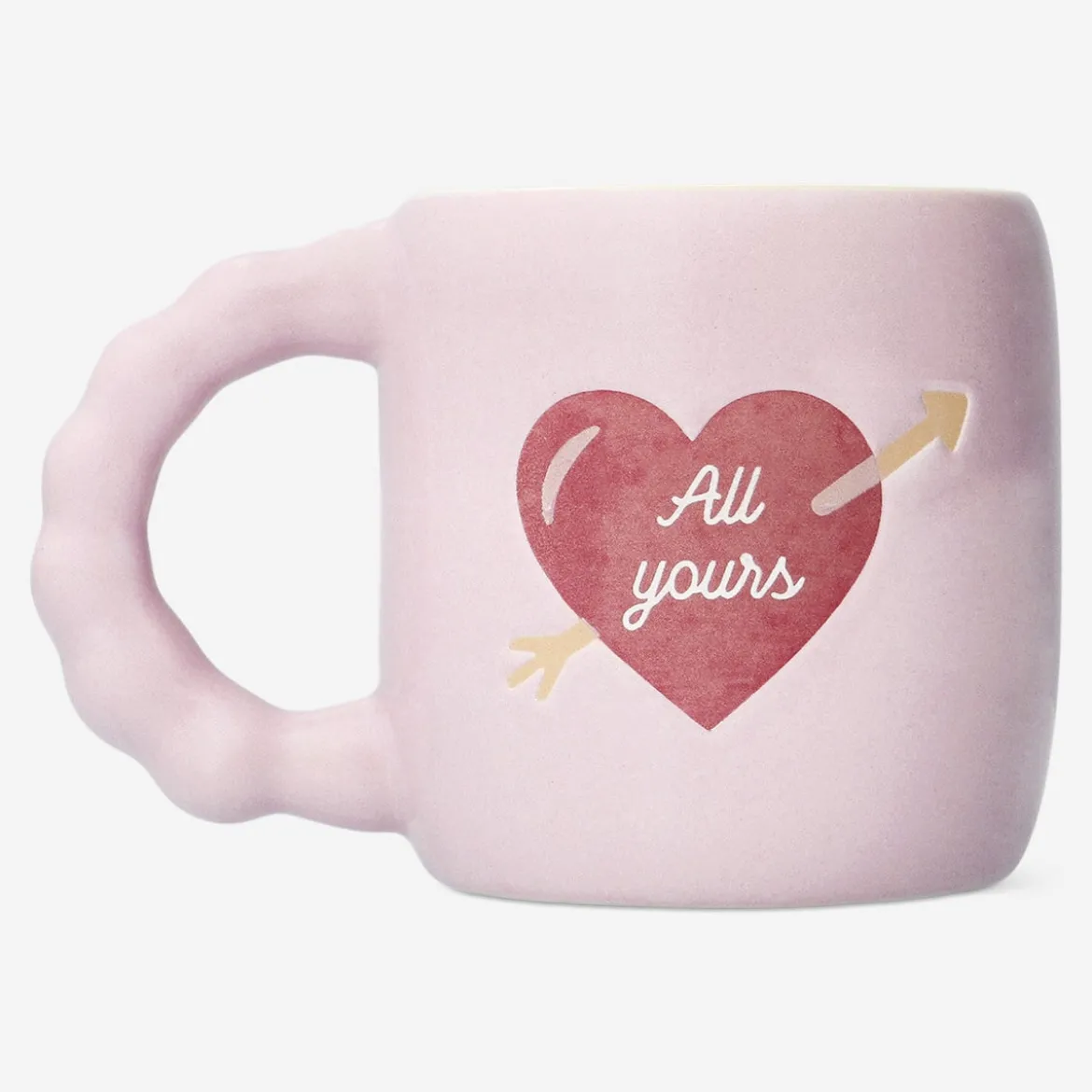 Mug with Embossed Heart - 350 ml