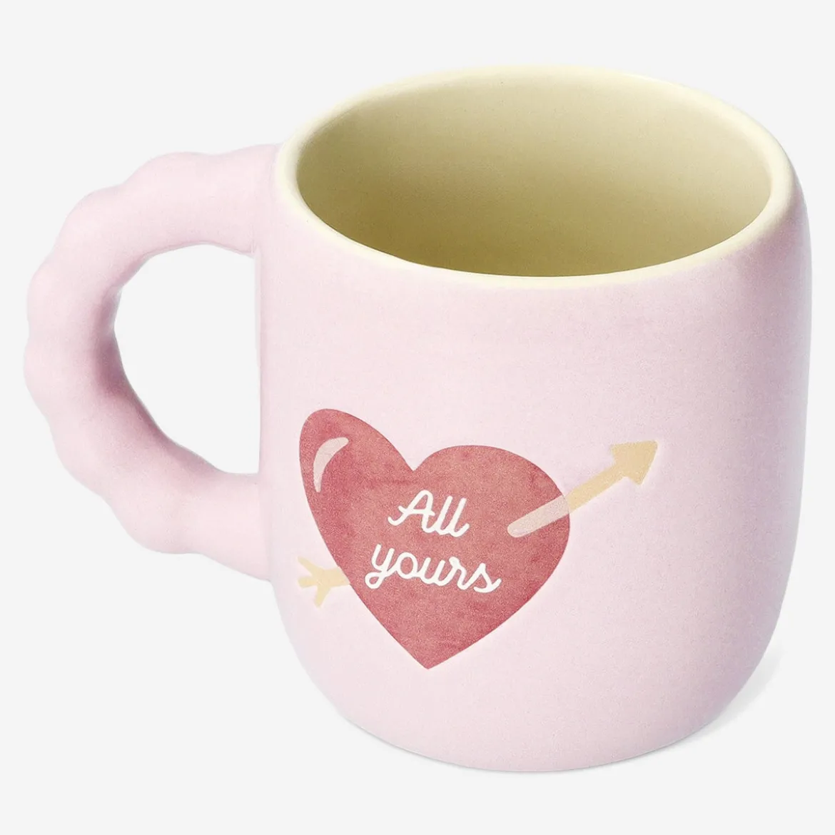 Mug with Embossed Heart - 350 ml