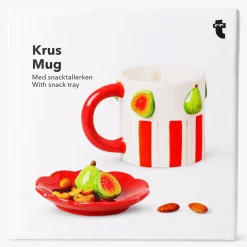 Mug with guavas and snack tray - 400 ml