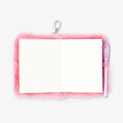 Notebook with keyring - Candy monster motif