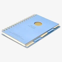 Notebook with page markers. A5