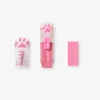 Paw eraser with pencil sharpener