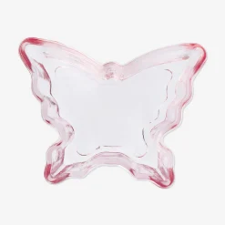 Pink butterfly tealight holder