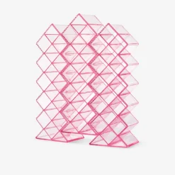 Pink cosmetic organiser for lip glosses - 25x20,5 cm