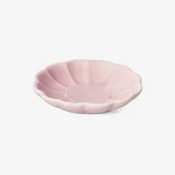 Pink flower shaped dish - 10 cm