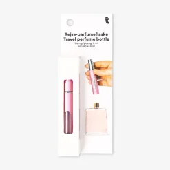 Pink refillable travel perfume bottle - 8 ml
