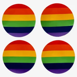 Plastic plates. 4 pcs