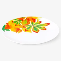 Plate with autumn print - 27 cm