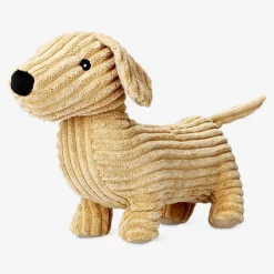Plush toy - Brown corduroy dog