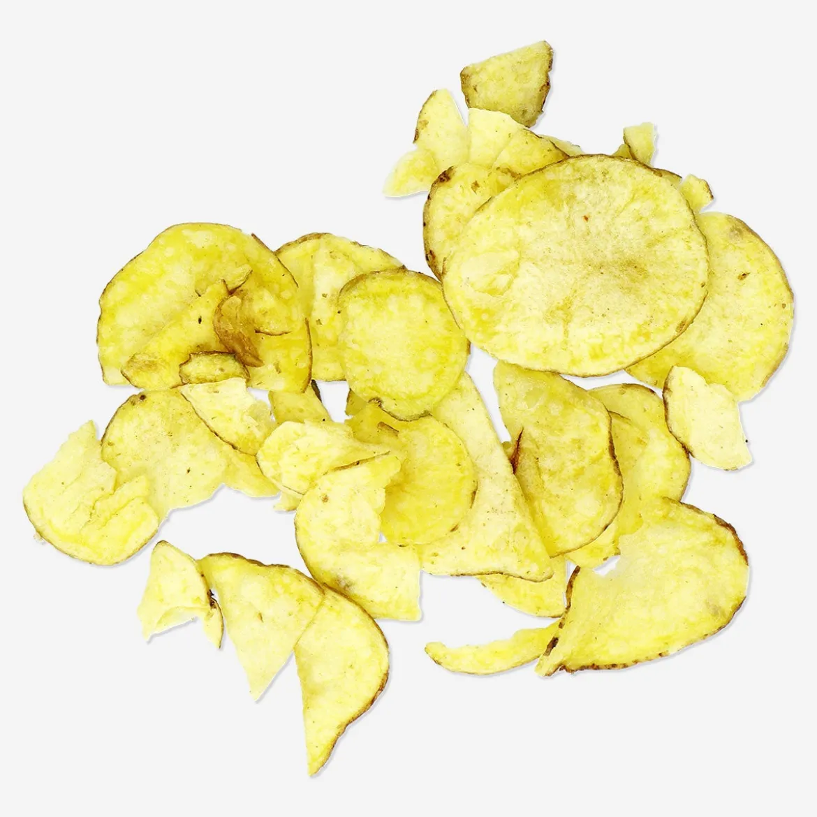 Potato chips. Seasalt