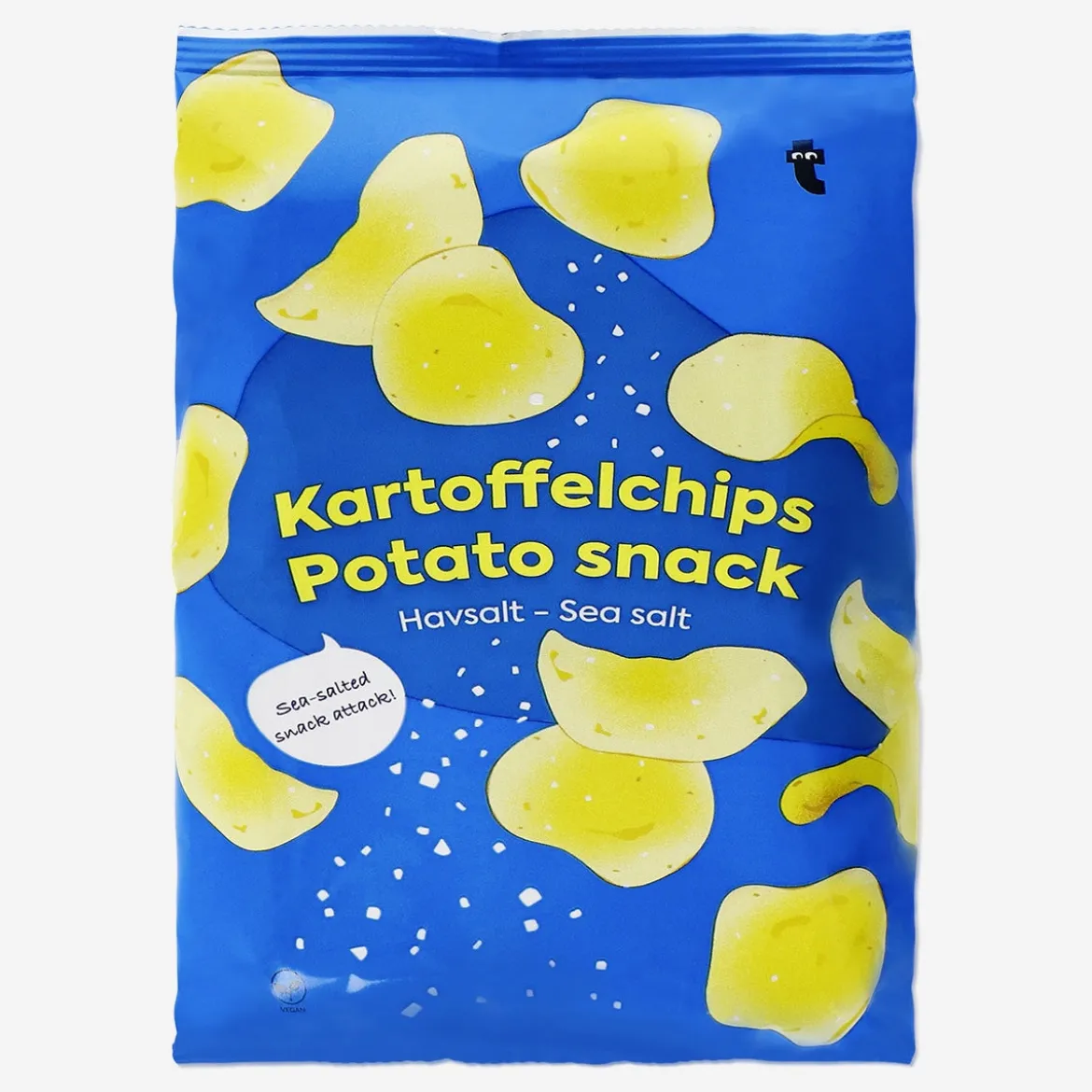 Potato chips. Seasalt