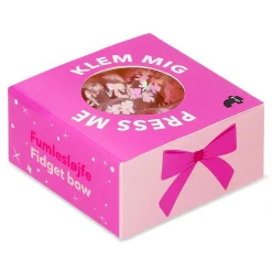 Press me toy - Pink fidget bow