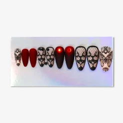 Press-on nails - Matte gothic design