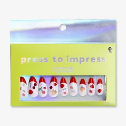 Press-on nails - Strawberry design