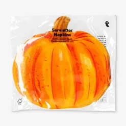 Pumpkin napkins - 16 pcs