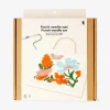 Punch needle set - Floral wall art