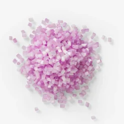 Purple glass beads - 50g