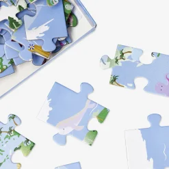 Puzzle - Illustrated world map