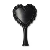 Red and black heart hairbrush