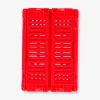 Red collapsible storage box with lid - 20x30 cm