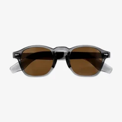 Round grey sunglasses