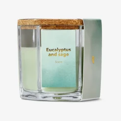 Scented candle - Eucalyptus and sage fragrance