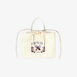 Shopper bag with bow