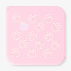Snack box with paw print - 12x12 cm
