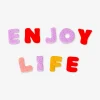 Sticky letter patches for textiles - 31 pcs