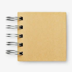 Sticky Memos Set with Beige Spiral Binding