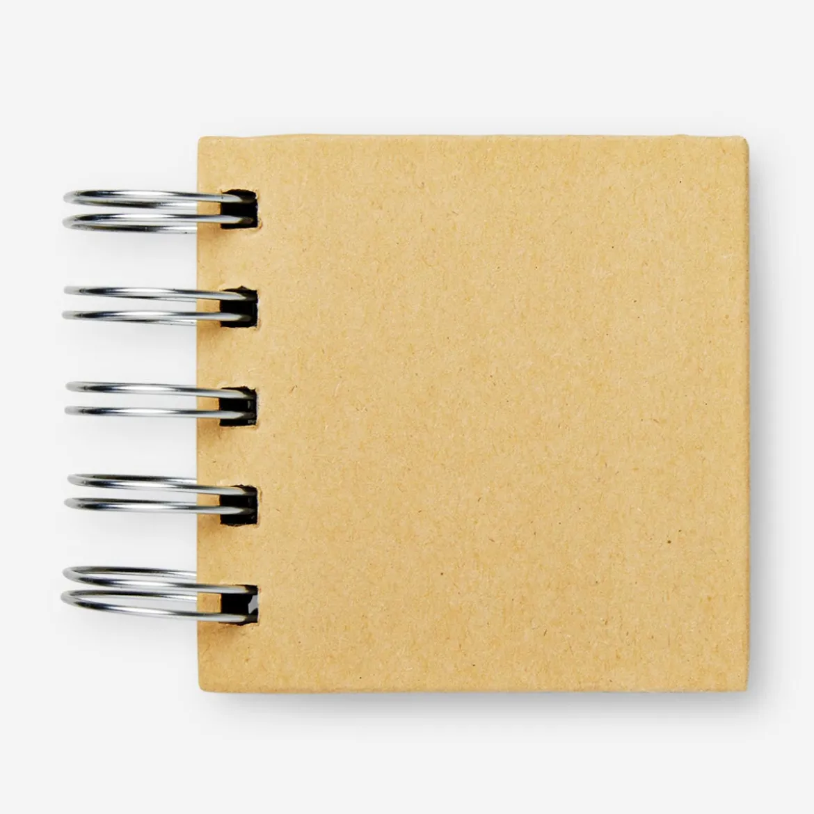 Sticky Memos Set with Beige Spiral Binding