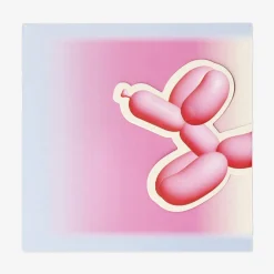 Sticky memos with balloon dog