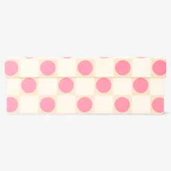 Storage box with pink polka dots - 14x20 cm