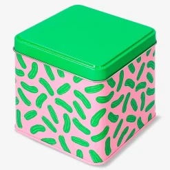Storage tin with pickle print - 10 cm