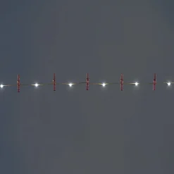 String lights - Purple clips
