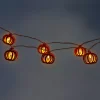 String lights - Wooden pumpkins