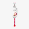 Striped head massager with diamond
