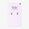 Stud earrings - Silver skulls