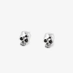 Stud earrings - Silver skulls