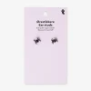 Stud earrings - Silver spiders