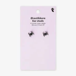 Stud earrings - Silver spiders