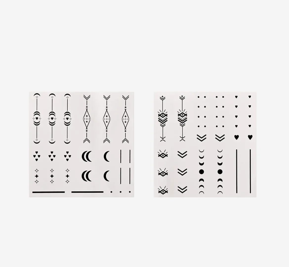 Temporary tattoo set - 57 pieces