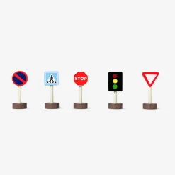 Traffic signs. 5 pcs